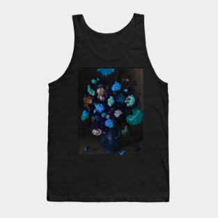 A vase with blue Flowers Tank Top